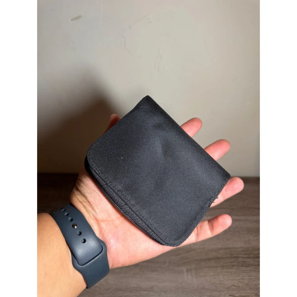 Y2K Wallet Butterfly Embroidered Aesthetic Black